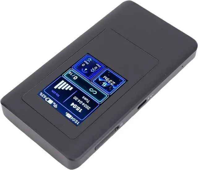 Alt view image 7 of 7 - 5G WiFi Mobile Hotspot, 2.4GHz 5GHz Dual Band WiFi Router with Sim Card Slot, Support 16 Users, 4200mAh, Portable Internet Devices for Travel