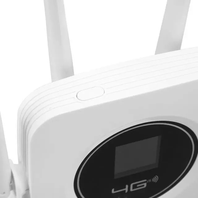 Alt view image 6 of 7 - 4G LTE Mobile Hotspot Router, 300Mbps Professional 4 Antennas LCD Display Strong Signal Mobile WiFi Hotspot for Home (US Plug)
