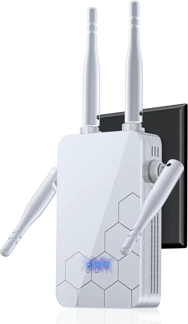 Main image of WiFi Extender Internet Booster, Range Repeater Wireless Routers Amplifier, Mesh Wi-Fi 80% Faster | Broader Than Ever, Support More Network Devices at Home