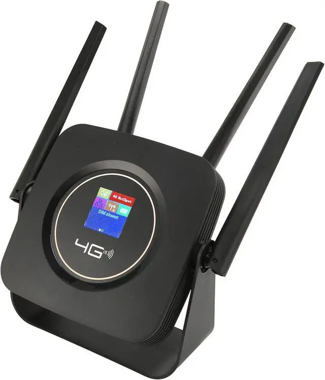 Main image of 4G LTE Mobile Hotspot Router, 300Mbps Professional 4 Antennas LCD Display Strong Signal Mobile WiFi Hotspot for Home (US Plug)