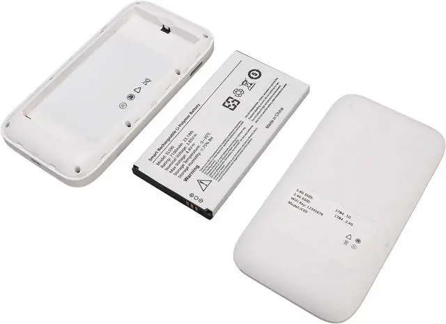 Alt view image 6 of 7 - 5G Mobile Hotspot, Dual Band WiFi6 Wireless Router with SIM Card Slot, Supports 16 Devices Portable Mobile Router with Touch Screen 7100mAh Battery Capacity IP67 Design