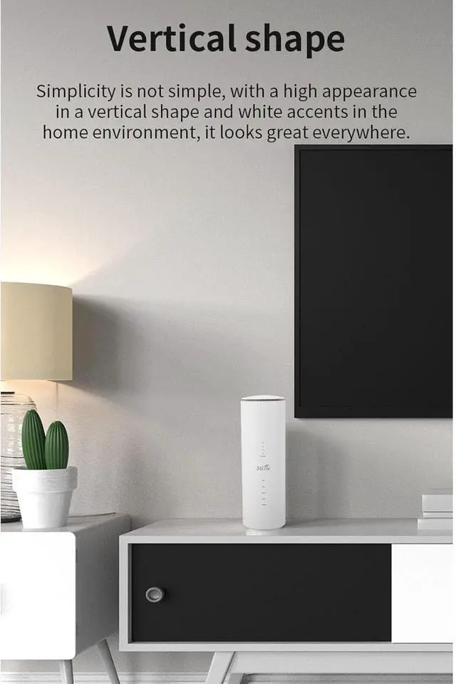 Alt view image 6 of 7 - Upgrade Your connectivity with WiFi 6, 5G CPE Router with SIM Card Slot and 32 Devices, 2.4G 5.8G Dual Band WiFi 6 Mobile WiFi Router (US Plug)