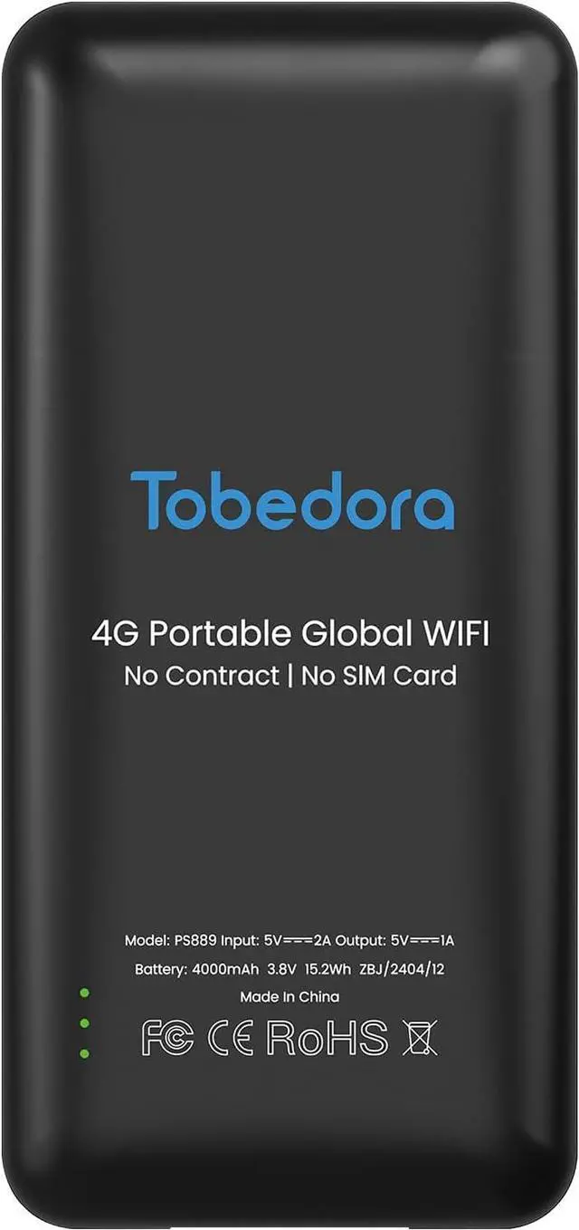 Main image of Portabal WiFi, Mobile Hotspot Device for Travel, Support 10 Devices Connection Travel Router, No SIM Card & Contracts Required, 4G LTE WiFi Hotspot in 135+ Countries