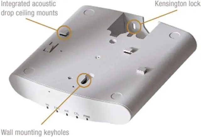 Alt view image 5 of 7 - RUCKUS WIRELESS, INC. Ruckus Wireless ZoneFlex R510 Unleashed Indoor Access Point, Concurrent Dual-Band, 802.11ac, 9U1-R510-US00