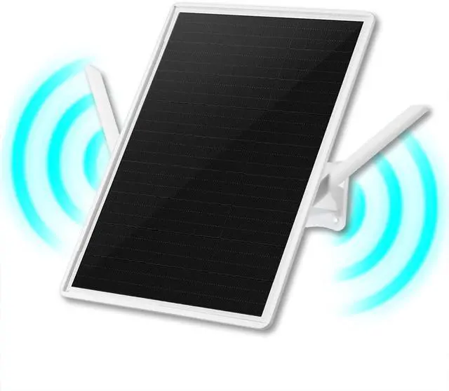 Main image of WiFi Extender Signal Booster Solar Battery Outdoor,Long Range up to 300-feet,Internet 2.4G WiFi Extender Booster,Wireless Signal Booster WiFi Repeater 300Mbps,Applicable to 2.4G Router (32 * 24CM)