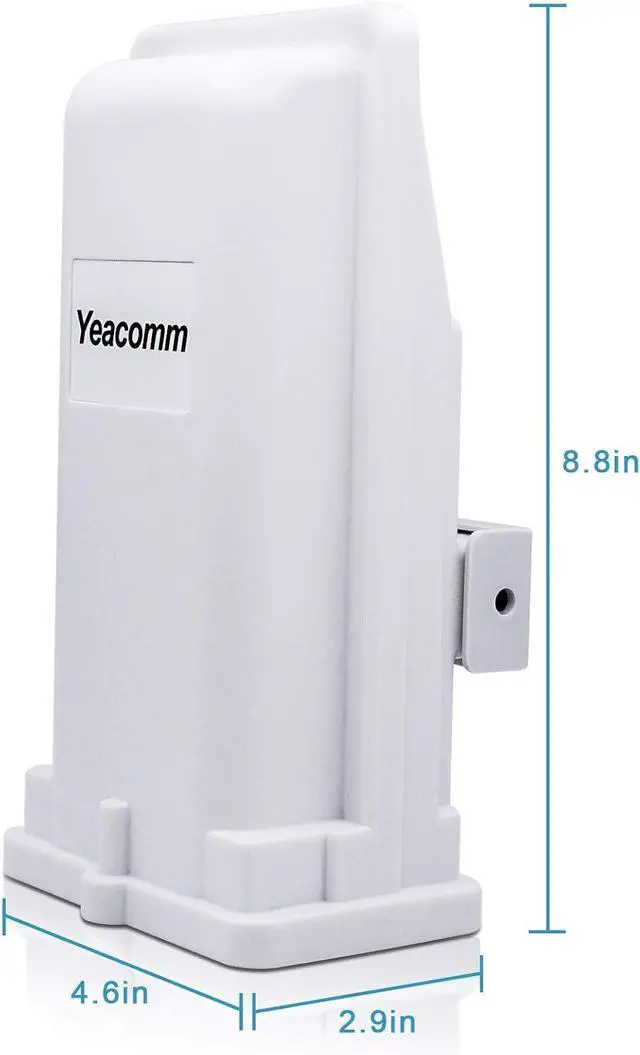 Alt view image 3 of 6 - Outdoor 4G LTE Router with SIM Card Slot, CAT4 150Mbps CPE IP66 Waterproof Router with POE Adapter,Without WiFi,Not for Verizon