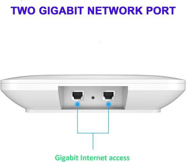 Alt view image 5 of 7 - U6 Wireless Access Points AX3000 - WiFi 6 Networks Access Point with POE and Gigabit Network Port,5.8/2.4G WiFi AP Support ULMU-MIMO OFDMA 1024QAM for Home Office,802.11ax Wireless Access Points