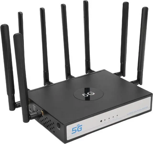 Main image of 5G Dual Band WiFi 6 CPE Router 4.67Gbps NR NSA SA 5G Wireless Router with SIM Card Slot WAN LAN Port, for SDX62 Modem, OFDMA MU MIMO, 5dBi Antennas (US Plug)