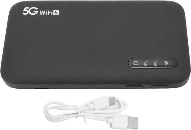Alt view image 7 of 7 - 5G WiFi Mobile Hotspot, WiFi Hotspot Device Multiple Networks, Connect up to 16 Devices, Portable Internet for Travel, Motorhomes, RV, 6100mAh