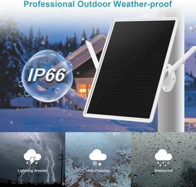 Alt view image 6 of 6 - Solar Powered 4G LTE Modem Router with SIM Card Slot, 50M WiFi Range, IP66 Waterproof, 15W and 20000mAh Battery Built-in, Design for Yards,campings and Outdoor Area