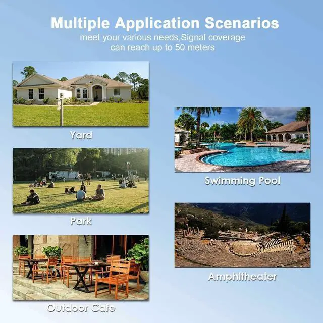 Alt view image 5 of 6 - Solar Powered 4G LTE Modem Router with SIM Card Slot, 50M WiFi Range, IP66 Waterproof, 15W and 20000mAh Battery Built-in, Design for Yards,campings and Outdoor Area