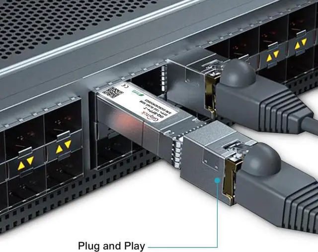 Alt view image 2 of 5 - SFP+ to RJ45 10GBase-T Module, 10Gbe Copper SFP to Ethernet Networking Transceiver for Cisco SFP-10G-T-S, Ubiquiti UniFi UF-RJ45-10G, Meraki, Supermicro and More, up to 30m,4pcs