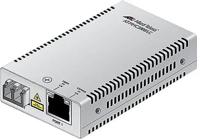 Main image of MMC2000/LC Transceiver/Media Converter - 1 x Network (RJ-45) - 1 x LC Ports - Multi-mode - Gigabit Ethernet - 10/100/1000Base-T, 1000Base-SX - Wall Mountable, Rack-mountable - TAA Compl