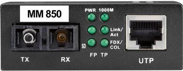 Alt view image 2 of 4 - Black Box Pure Networking Transceiver Media Converter