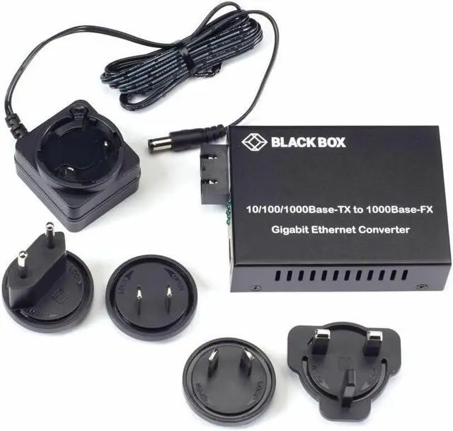 Alt view image 4 of 4 - Black Box Pure Networking Transceiver Media Converter