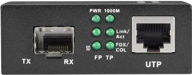 Alt view image 2 of 2 - Black Box Pure Networking Transceiver/Media Converter