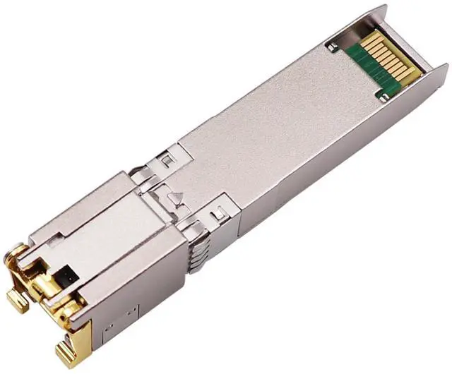 Alt view image 2 of 6 - 100 Meters, 10Gbps SFP+ to RJ45 Modules, 2.5G/5G/10GBase-T Copper RJ45 to SFP+ Transceiver, Compatible for Cisco SFP-10G-T-X, Ubiquiti, Netgear, Mikrotik, Low Power Consumption