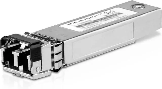 Main image of HPE Networking Instant On 10G SFP+ LC LR Transceiver for Single Mode Fiber Connections Up to 10 Km (S0G21A)