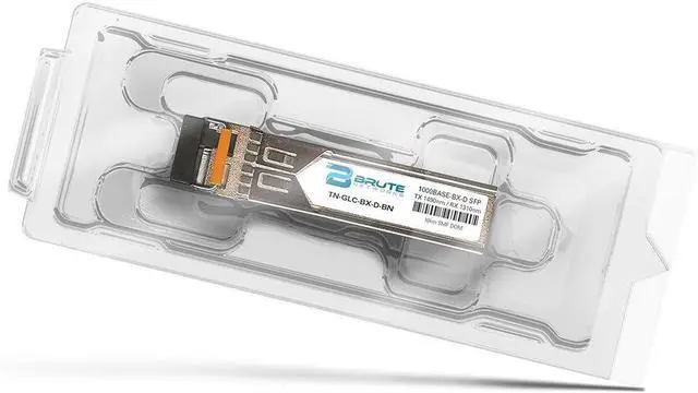 Alt view image 3 of 4 - GLC-BX-D-BN - 1000BASE-BX-D Bi-Directional 10km SMF 1490nm/1310nm SFP Transceiver (Compatible with OEM PN# GLC-BX-D)