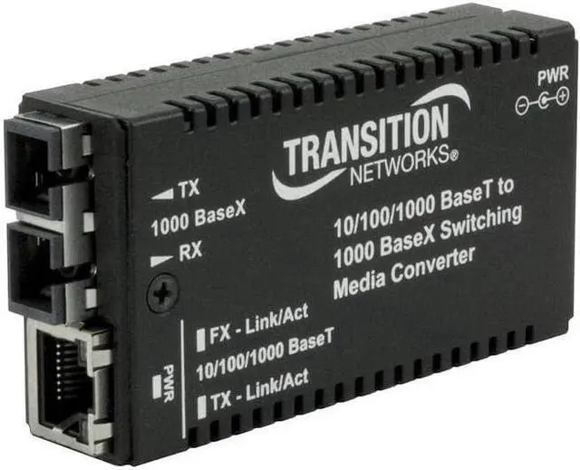 Main image of Transition Networks Mini Gigabit Ethernet Media Converter