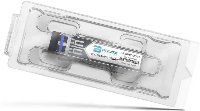 Alt view image 4 of 4 - GLC-FE-100LX-RGD-BN - 100BASE-LX 10km 1310nm SFP Transceiver (Compatible with OEM PN# GLC-FE-100LX-RGD)