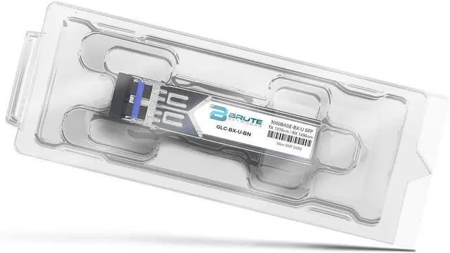 Alt view image 3 of 4 - GLC-BX-U-BN - 1000BASE-BX-U Bi-Directional 10km SMF 1310nm/1490nm SFP Transceiver (Compatible with OEM PN# GLC-BX-U)
