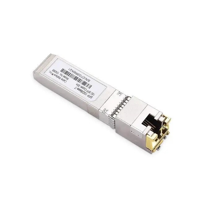 Alt view image 3 of 7 - Cable Matters 10GBASE-T 10 Gigabit SFP+ to RJ45 Ethernet Modular Transceiver for Cisco, Ubiquiti, TP-Link, Mikrotik, Netgear, Supermicro