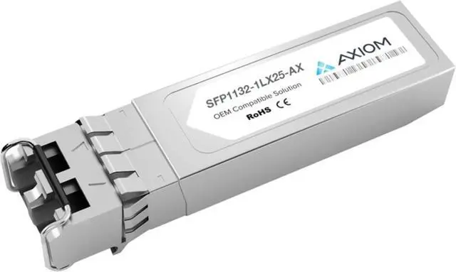 Main image of Axiom Memory - SFP1132-1LX25-AX 1000Base-LX 25km SFP Transceiver for RuggedCom - SFP1132-1LX25 - for Data Networking, Optical Network - 1 x LC 1000Base-LX Network - Optical Fiber - Single-Mode
