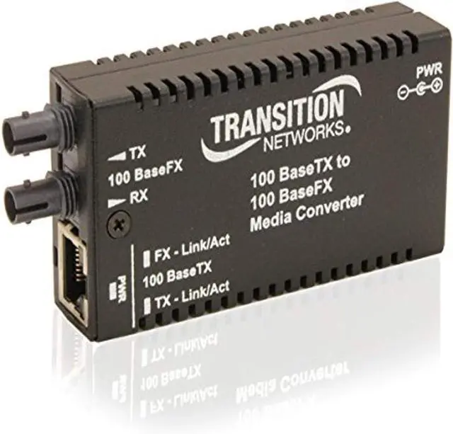 Main image of Transition Networks Stand-Alone Mini Fast Ethernet Media Converter (M/E-TX-FX-01(SC)-NA)