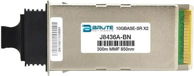 Main image of J8436A-BN - 10GBASE-SR 300m 850nm X2 Transceiver (Compatible with OEM PN# J8436A)