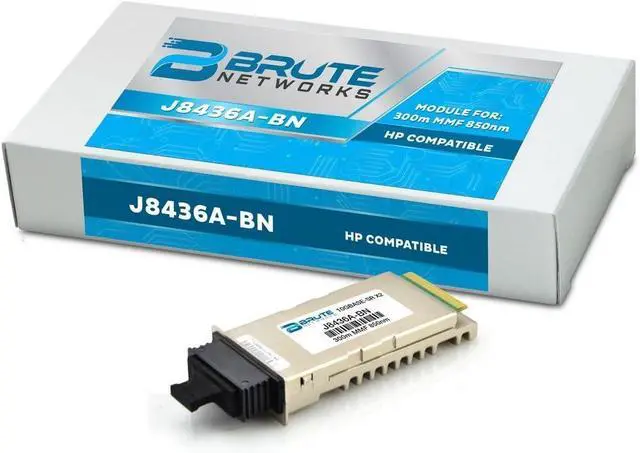 Alt view image 3 of 4 - J8436A-BN - 10GBASE-SR 300m 850nm X2 Transceiver (Compatible with OEM PN# J8436A)