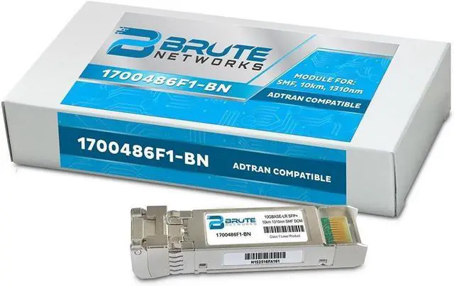 Main image of 1700486F1-BN - 10GBASE-LR 10km SMF 1310nm SFP+ Transceiver (Compatible with OEM PN# 1700486F1)