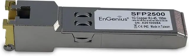 Alt view image 4 of 4 - EnGenius Gigabit [SFP2500] Fiber-to-Copper Ethernet Transceiver, 1000BASE-T 100m, SFP