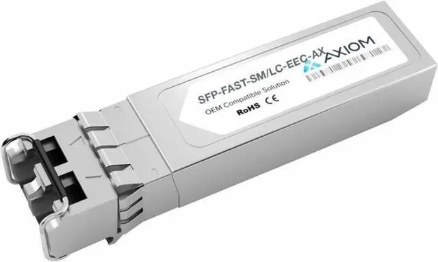 Main image of Axiom Memory - SFP-Fast-SM/LC-EECAX - Axiom SFP Module - for Optical Network, Data Networking - 1 x 100Base-FX Network -