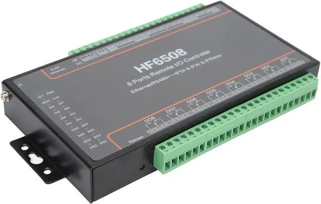 Alt view image 7 of 7 - Yosoo Relay Network Controller, Ethernet Relay Ethernet Remote Controller with Serial Wiring Cable 540V DC for Network