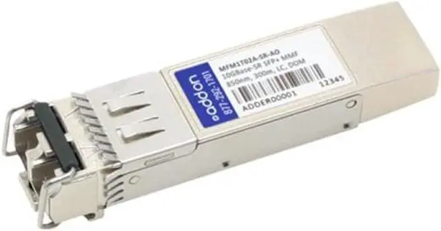 Alt view image 2 of 2 - AddOn Mellanox Mfm1t02a-SR Compatible TAA Compliant 10Gbase-SR SFP+ Transceiver