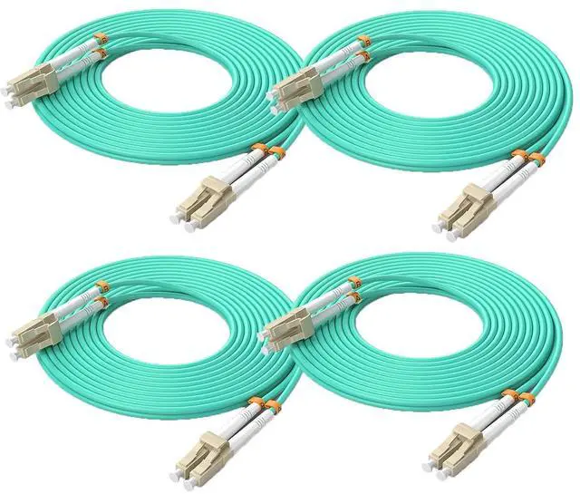 Alt view image 4 of 7 - A Pair Gigabit Ethernet Media Converter, 10/100/1000Mbps Networks Ethernet to Fiber Media Converter, with 2pcs 1000Base-LX SFP Module and 4pack OM3 LC to LC Fiber Patch Cable