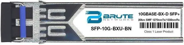 Main image of SFP-10G-BXU-BN - 10GBASE-BX-D 20km Bi-Directional 1270nmTx/1330nmRx SFP+(Compatible with OEM PN# SFP-10G-BXU)