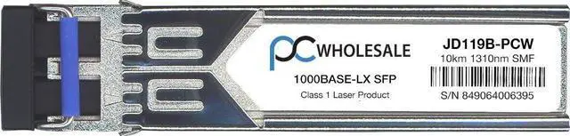 Main image of JD119B - HP Compatible 1000BASE-LX 10km SMF 1310nm SFP Transceiver