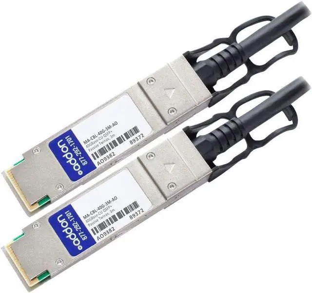 Main image of Add On Cisco Meraki Ma-Cbl-40G-3M Compatible TAA Compliant 40Gbase-Cu Qsfp+ to Qsfp+ Direct Attach Cable (Passive Twinax, 3M)