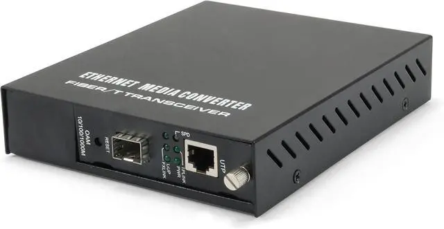 Alt view image 2 of 2 - Converter RJ45->SFP Managed Gigabit Media