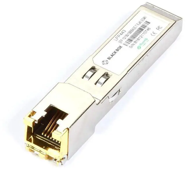 Main image of Black Box SFP - (1) 10/100/1000Mbps RJ45, 100m, SGMII, 100m