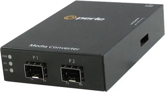 Main image of Perle 05060574 S-4GPT-DSFP MEDIACONVERTER 2SLOTS 4.25GB/S SFP STDALN