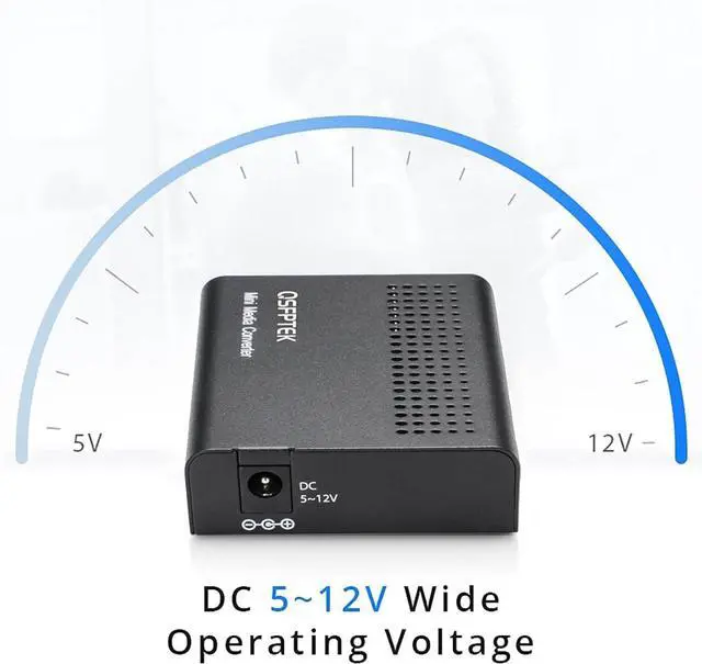Alt view image 2 of 6 - 10G Media Converter with 10Gbse-LR SFP+ Module, RJ45 to SFP+ Fiber, 1 x 10G RJ-45 Port, 1 x 10Gbps SFP+ Slot, 10Gbe SFP Module for Cisco Power Adapter Included