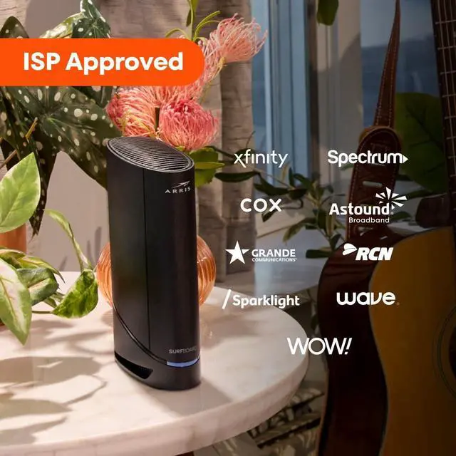 Alt view image 3 of 7 - ARRIS (G20) - Cable Modem Router Combo - Fast DOCSIS 3.1 Multi-Gigabit WiFi 6 (AX3000), Approved for Comcast Xfinity, Cox, Spectrum & More, 1.0 Gbps Max Speeds, Next-Generation Upload Optimized