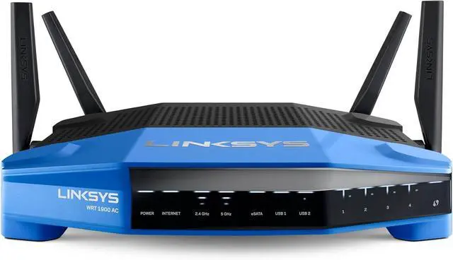 Main image of Linksys WRT1900AC 2.4 and 5GHz Dual Band Smart Wi-Fi Wireless AC Router (WRT1900AC-EJ)
