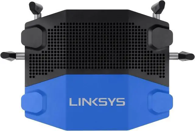 Alt view image 6 of 7 - Linksys WRT1900AC 2.4 and 5GHz Dual Band Smart Wi-Fi Wireless AC Router (WRT1900AC-EJ)