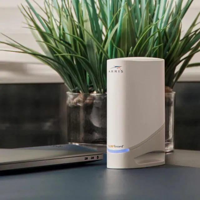 Alt view image 6 of 7 - ARRIS (S33) - Cable Modem - Fast DOCSIS 3.1 Multi-Gigabit Cable Modem For Comcast Xfinity, Cox, Spectrum & More 1 & 2.5 Gbps Ports 2.5 Gbps Max Internet Speeds 2 Year Warranty - (No Built-in Wifi)