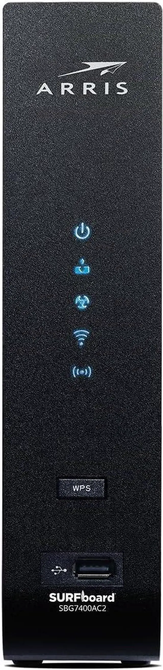 Alt view image 2 of 7 - ARRIS (SBG7400AC2) - Modem Router Combo - Fast DOCSIS 3.0 & AC2350 WiFi, for Comcast Xfinity, Cox, check with ISP for compatibility [Not for Spectrum], Four 1 Gbps Ports, 800 Mbps Max Internet Speed