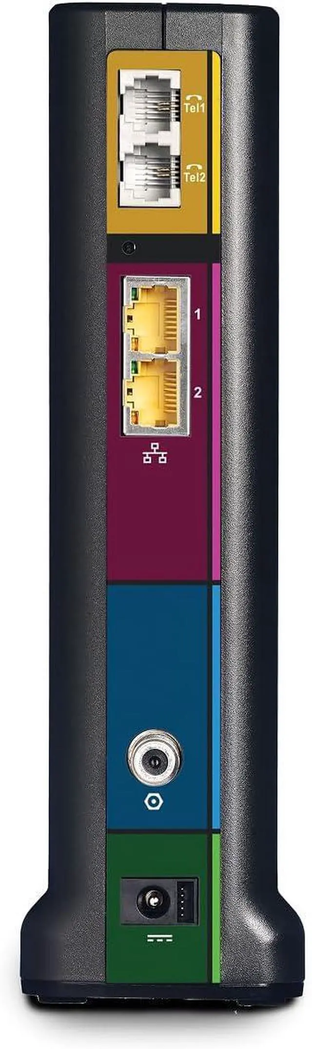 Alt view image 4 of 7 - ARRIS (T25) - Cable Modem - Fast DOCSIS 3.1 Gigabit Cable Modem , Comcast Xfinity Internet & Voice , Two 1 Gbps Ports, 800 Mbps Max with Xfinity Plan